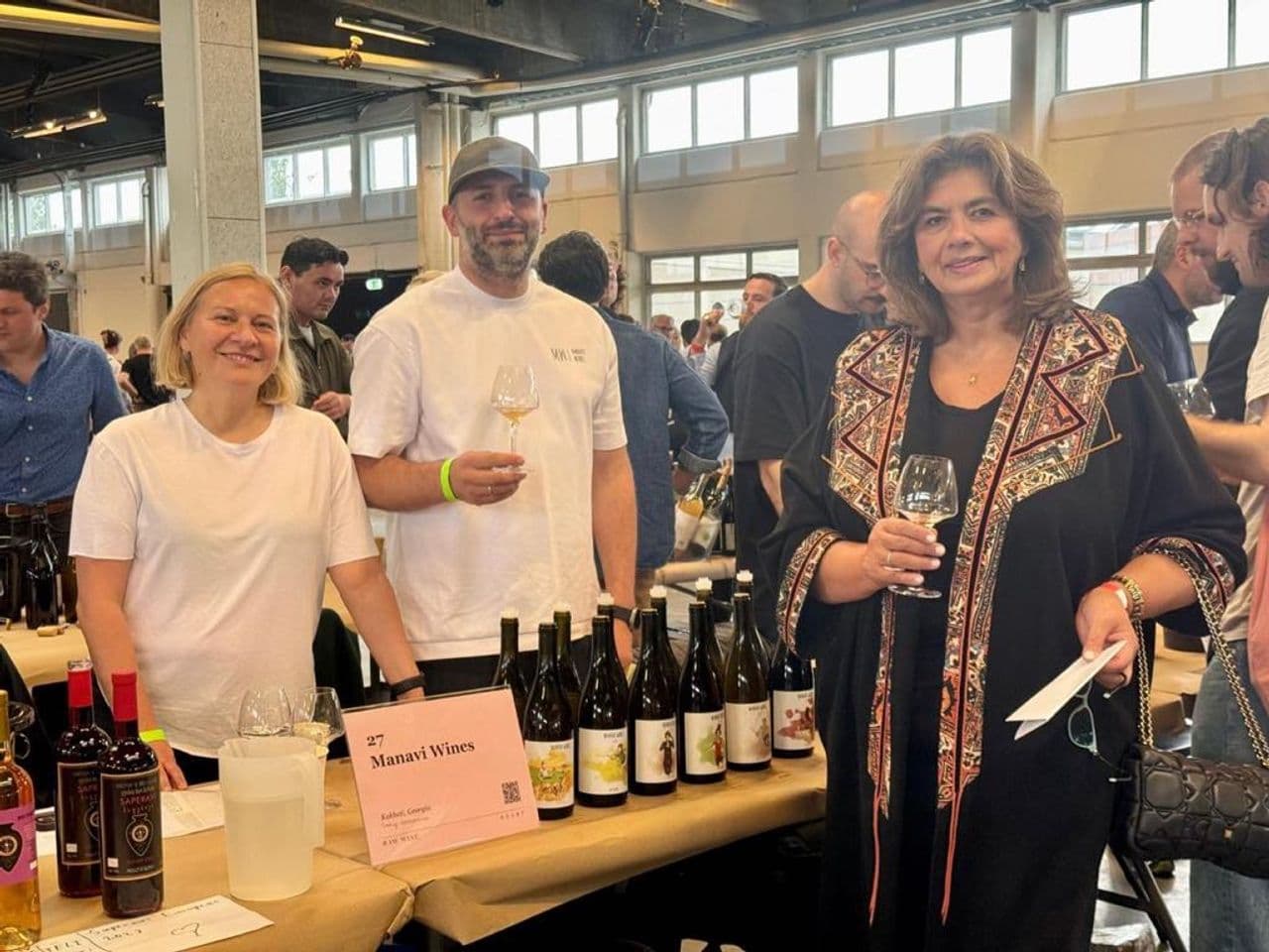 Georgian Wine at the Copenhagen wine exhibition - "Raw Wine 2025" 
